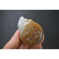 ราคา ชม. ซินเจียงเหอเทียนหยกลูกอมหยกสีขาวโลตัสรอบแผ่นจบวัสดุลูกอมสีขาวจี้จี้หยกยี่ห้อผีเสื้อรักดอกไม้ (57650117006)