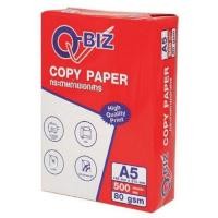 ราคา กระดาษถ่ายเอกสาร A5 80แกรม 500แผ่น 1รีม ขนาดเล็กเท่ากับครึ่งของกระดาษ A4 +++Q-BIZ (18464812216)