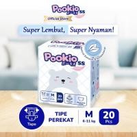 ราคา POOKIO SS DIAPER CHILDRENS DISPOSABLE DIAPERS เนื้อหาขนาดกลาง 20 ชิ้น TAPE (40621262454)