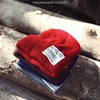 ราคา หมวกบีนนี่ Beanie สีแดง / หมวกไหมพรมสีแดง (381022220)