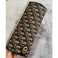 ราคา Dior clutch ของแท้ วินเทจ กระเป๋ามือสอง แบรนด์เนม (17324699546)