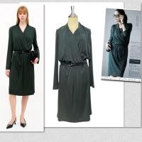 ราคา DAMA collectionแท้จากญี่ปุ่นสีเขียวหัวเป็ดdark green dress (25894831087)
