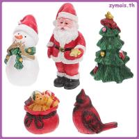 ราคา รูปปั้นเรซิ่น-mini บ้านคริสต์มาสน่ารัก กวางสำหรับตกแต่งภายใน (54500387018)