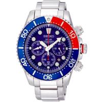 ราคา Seiko Solar Chronograph Stanless Strap SSC019P1-Silver/Blue (340017104)