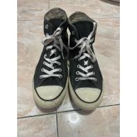 ราคา Converse all star รองเท้าผ้าใบคอนเวิร์สหุ้มข้อสีดำ size 41/26 (16694550117)