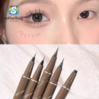 ราคา SELFS Ultra-fine Liquid Eye Liner, Long Lasting Quick-fine Liquid Eyeliner Pen, Lower Lashes Matte Waterproof Black Eye Liner Eye Makeup (53801679591)