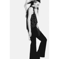 ราคา H&M(เอชแอนด์เอ็ม) กางเกงทรงกระบอกปลายบานตัดเย็บอย่างประณีต Women Flared tailored trousers 1304553_1 (24397688995)