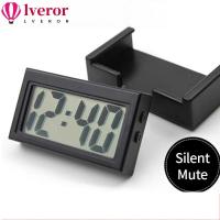 ราคา นาฬิกาขนาดเล็ก LVEROR นาฬิกาตั้งโต๊ะเงียบเรียบง่ายที่สร้างสรรค์ นาฬิกาดิจิตอล ขายึดแบบมีกาวในตัว นาฬิกาในรถยนต์อิเล็กทรอนิกส์ที่ทนทาน (26030689836)