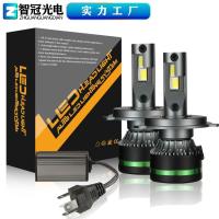 ราคา M8 หลอดทองแดงเดี่ยวประเภทรถ LED ไฟหน้า Super Bright Concentrate หลอดไฟรถยนต์ ledH7H4H1H11 (42223289839)