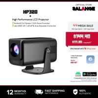 ราคา Salange HP320 Android 13สมาร์ทโปรเจคเตอร์4K 1920*1080P HD 5G WiFi BT5.0อัจฉริยะควบคุมการแก้ไขอัตโนม (29762511909)