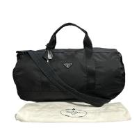 ราคา กระเป๋าเดินทาง PRADA BLACK NYLON DUFFLE TRAVEL BAG แท้ (29031885657)