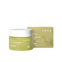 ราคา ฉลากไทยPretty Skin Snail Multi Cream 100ml.ครีมบำรุงหน้าสูตรเมือกหอยทากเข้มข้น (44268156753)