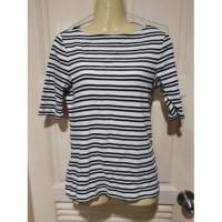 ราคา Uniqlo เสื้อยืดคอปาด ลายขวาง size S ***Imported*** (4637249063)