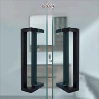 ราคา LDVG หนาจับท่อสี่เหลี่ยมทั้งสองด้านมือจับประตูยาว60ซม.สนิมหลักฐานสวมทนประตูกระจกจับประตูไม้โลหะประตู (43419102882)