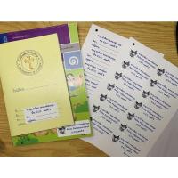 ราคา สติ๊กเกอร์ชื่อติดหนังสือ ปากกาเขียนได้ (6933093909)