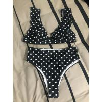 ราคา ชุดว่ายน้ำบิกินี่สีดำลายจุด (16396287011)