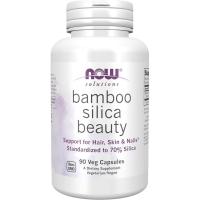 ราคา NOW Foods Solutions, Bamboo Silica Beauty, Support for Hair, Skin & Nails, Standardized to 70% Silica, 90 Veg Capsules (45001233159)