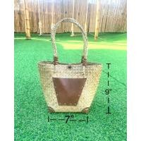 ราคา กระเป๋ากระจูดหนังวัว กระเป๋ากระจูด Krajood Krajoodbags (25804136923)