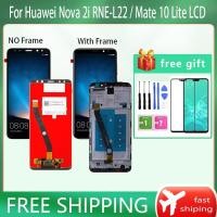 ราคา Original สําหรับ huawei Nova 2i RNE-L22 RNE-L01 RNE-L21 huawei Mate 10 Lite จอแสดงผล LCD (44402145204)