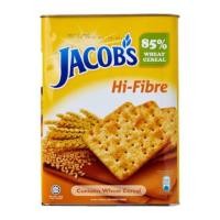 ราคา Jacob's Hi Fiber Cream Cracker ขนมปัง ขนมปังจาค็อบส์ จาค็อบส์ ไฟเบอร์ ครีม ขนาด 700 กรัม (7356112086)