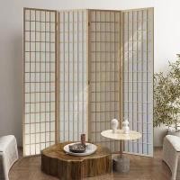 ราคา //4 บานพับ3 สี//ฉากกั้นห้อง สไตล์ญี่ปุ่น เสริมดวง แก้ฮวงจุ้ย ฉากไม้ NATURALฉากกั้นโต๊ะออฟฟิศ (24065263915)