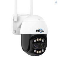 ราคา Hiseeu WHDC12 4MP Wireless Monitor กล้อง Dual-Lens Wall Mount สมาร์ท WiFi กล้อง 8X ซูม IP66 กันน้ําสี Night Vision Two-Way Talk Motion Detection การติดตามอัตโนมัติ PTZ Rotatabl (29636591438)