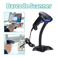 ราคา เครื่องสแกนบาร์โค้ด เครื่องอ่านบาร์โค้ด ตัวอ่านบาร์โค้ด 1D Barcode Scanner เครื่องยิงบาร์โค้ด One-dimensional code มีฐาน (8801419091)