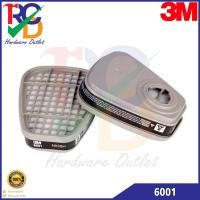 ราคา 3M 6001 ตลับกรองสารเคมี แก๊ส และไอระเหย (Organic Vapor Cartridge) (4693654214)