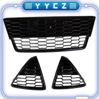 ราคา △Yycz△ตะแกรงกระจังหน้ากันชนหน้ารถยนต์ แบบรังผึ้ง สําหรับ Ford Focus 2012 2013 2014 3 ชิ้น (25200695310)