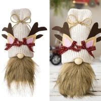 ราคา Yu Festive Christmas Decor หมวกเปลือกหอยสีขาว กวางเขากวาง Faceless ตุ๊กตาตุ๊กตา (49051260170)