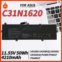 ราคา C31N1620เปลี่ยนแบตเตอรี่สำหรับ Asus Zenbook UX430 UX430U UX430UAR UX430UA U4100U UX430UNR UX430UQ UX430UQ-GV015T U4100 (26821795490)