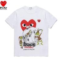 ราคา เสื้อยืด COMME des GARÇONS " PLAY " The Grinch Stars in the Comme Des Garçons x Dr. Seuss Collaboration T-Shirt (24210232874)