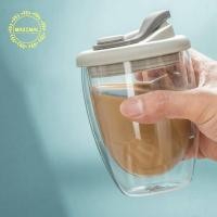 ราคา แก้วน้ำ2ชั้น พร้อมฝาปิด แบบสูญญากาศ ปิดแก้วแนบสนิท พกพาสะดวก ใช้ระหว่างเดินทาง หรือเวลาตั้งวางไว้ไม่ต้องกลัวหก (12218001898)