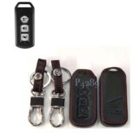 ราคา ###ซองหนังหุ้มรีโมทกุญแจมอเตอร์ไซค์Honda PCX ALL NEW 2016/17/18 และ FORZA300 Honda PCX 150 | Forza 300 | ADV (9160806696)