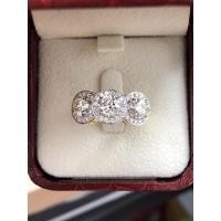 ราคา แหวนเพชรแท้2กะรัตสามช่อ (21261001676)
