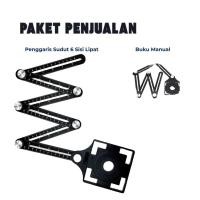 ราคา ไม้บรรทัดพับอลูมิเนียมมัลติฟังก์ชั่น 6 มุมพับ - เครื่องมือวัดกระเบื้องเซรามิกช่างไม้อเนกประสงค์ (43205638602)