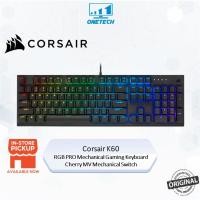 ราคา Corsair K60 RGB PRO Mechanical Gaming Keyboard ( RGB Backlighting / Cherry MV Mechanical Switch / กรอบอลูมิเนียม) (22443442512)
