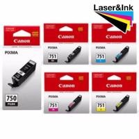 ราคา ตลับหมึกอิงค์เจ็ท ดำ PGI-750 PGBK / CLI-751BK / C / M / Y / GY (6179365713)