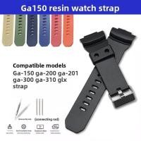 ราคา GA-150 GA-200 GA-300 สายรัดทดแทน, เข้ากันได้กับรุ่น GA-201 GA-310 GLX, สายเรซิน Casio G-Shock (44602010527)