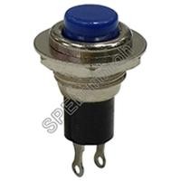 ราคา [ 5ชิ้น ] DS-317 สวิทช์กลม กดติด-ปล่อยดับ (Momentary) OFF-(ON) สีน้ำเงิน (23020512063)