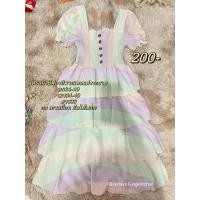 ราคา เดรสสาวอวบสีพาสเทล เดรสสีพาสเทลสาวอวบ (24702250161)