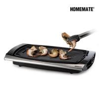 ราคา เตาบาร์บีคิวไฟฟ้าชนิดตั้งโต๊ะ HOMEMATE VERASU Model HOM-112371 ถาดปิ้งย่างเลือกใช้ได้ 2 ด้าน (40472799078)