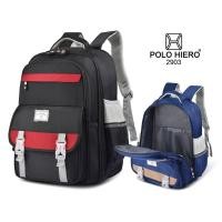 ราคา Bagshops-Polo Hiero 2903 Backpack Backpack Laptop Travel Bag School Bag-Polo Hiero Bag (48750860058)