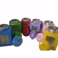 ราคา VINTAGE RETRO Style MINI Cracker Tin Jar ขนาด 8X10CM (43075234107)