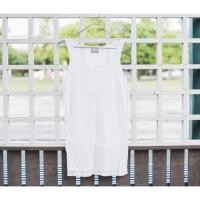 ราคา CC-OO เสื้อแขนกุด ตัวยาวสีขาว ลูกไม้ (1075387722)