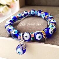 ราคา กำไลข้อมือ Evil eyes ดวงตาปีศาจนำเข้าจากประเทศตุรกี (4702850255)