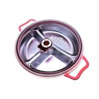 ราคา ถาดหลุมสเตนเลส3ช่อง ถาดอาหารสเตนเลส3ช่อง มีหูจับ กว้าง18ซม. (19787587684)