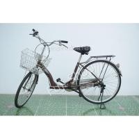 ราคา จักรยานแม่บ้านญี่ปุ่น - ล้อ 22 / 26 นิ้ว - เกียร์ดุม 3 สปีด - สีน้ำตาล [จักรยานมือสอง] (18481464798)