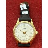 ราคา ORIS 17 Jewels เข็มชี้วันที่ก้ามปู ระบบไขลาน บอยไซร์ ตัวเรือนทองชุบ นาฬิกาผู้ชาย มือสองของแท้ (42519390150)