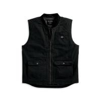 ราคา เสื้อกั๊กผ้า HARLEY DAVIDSON GILET DA UOMO IN TELA FOREVER HARLEY - BLACK BEAUTY REF. 97410-23VM (56000800162)
